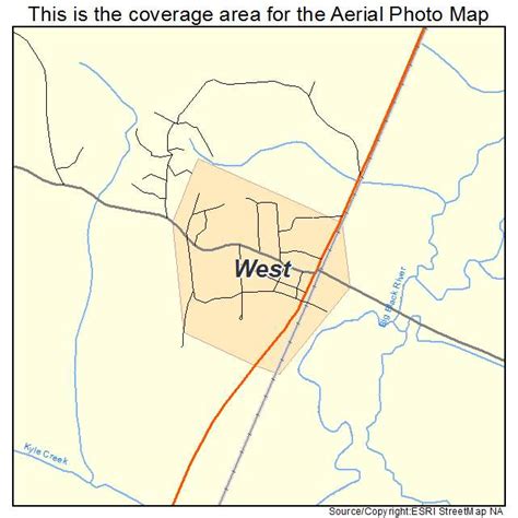 Aerial Photography Map of West, MS Mississippi