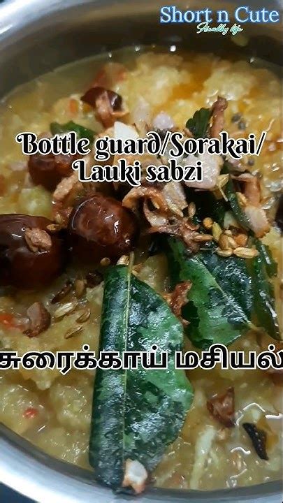 Bottle guard/Sorakai curry | Lauki ki sabzi #weightlossrecipe #healthy #shorts - YouTube