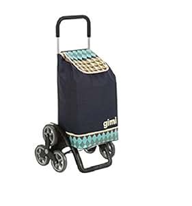 Gimi Tris Optical Blue Shopping trolley: Amazon.co.uk: Kitchen & Home