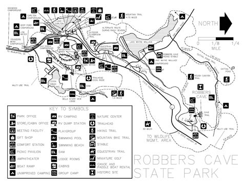 Robbers Cave State Map Of Area