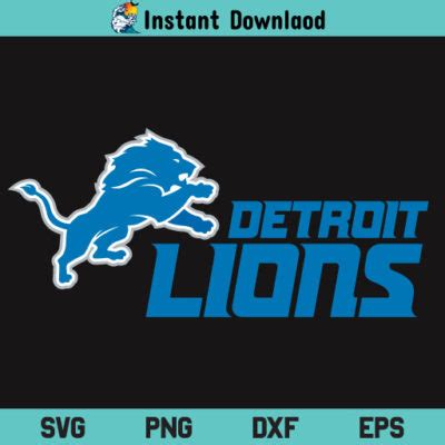 Detroit Lions SVG, Detroit Lions Logo SVG, Detroit Lions NFL Logo SVG, NFL SVG, Detroit Lions ...