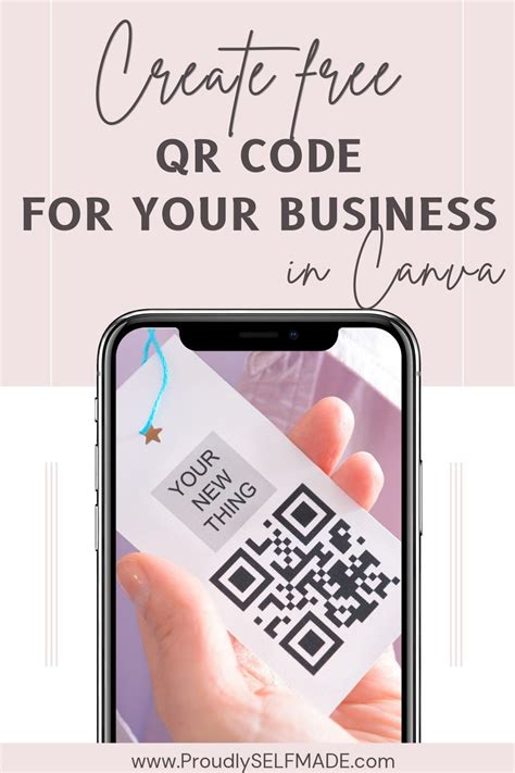 How to Create FREE QR Code for your business in Canva | Free qr code, Qr code business card, Coding