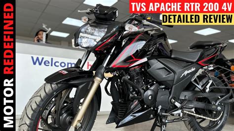 2023 TVS Apache RTR 200 4V Detailed Review | Price, Features, Top Speed ...