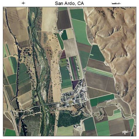 Aerial Photography Map of San Ardo, CA California