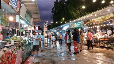 Cinta Night Market, Trang, Thailand - YouTube