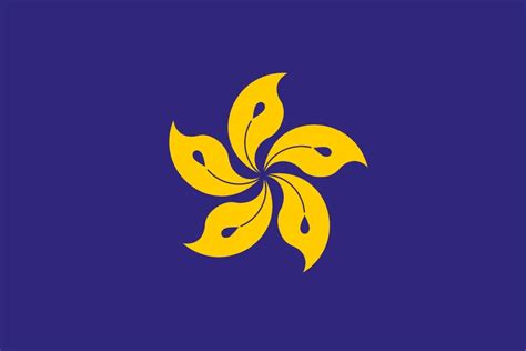 Hong Kong flag redesign : vexillology | Flag art, China flag, Hong kong ...