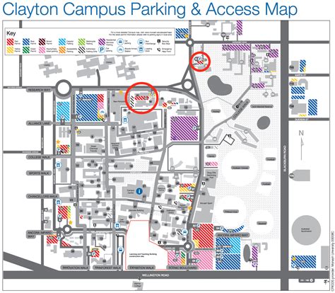 Monash Uni Clayton Campus Map - Europe Mountains Map