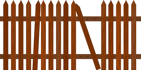 Broken Fence Clip Art at Clker.com - vector clip art online, royalty ...