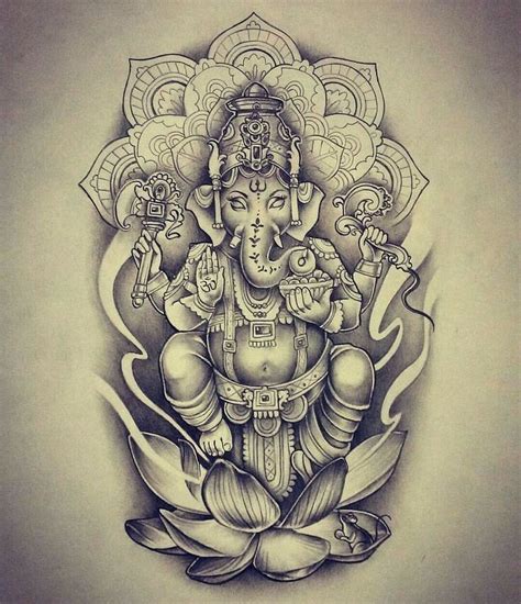 Pin by maria carballo carreira on dibujos | Ganesha tattoo, Elephant tattoos, Ganesh tattoo