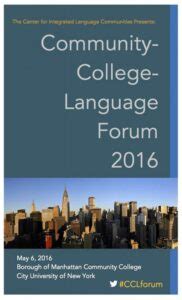 CCL Forum 2016 - cilc