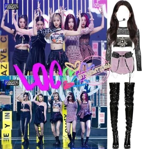 [ITZY] LOCO M COUNTDOWN PERFORMANCE 6TH MEMBER INSPIRED OUTFIT | Outfit inspirations, Kpop ...