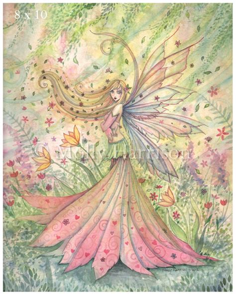 Fairy Print Summer Archival Fine Art Giclee Print Fairy | Etsy