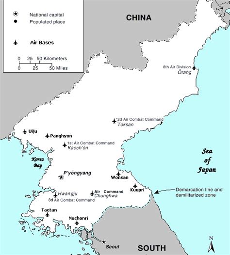 Air Bases - North Korean Special Weapons Facilities