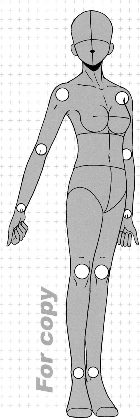 AnatoRef | Standing Manga Female Pose Reference. | Drawing reference ...