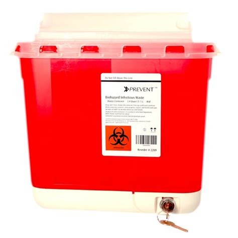 Sharps Container - Wall Mount Bracket for 5.4 Quart — Grim Land Supply