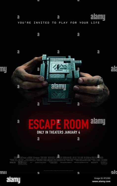 ESCAPE ROOM, US poster, 2019. © Columbia / Courtesy Everett Collection ...