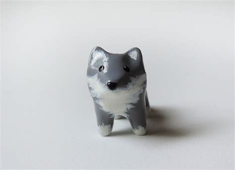 Miniature Wolf Figurine on Storenvy