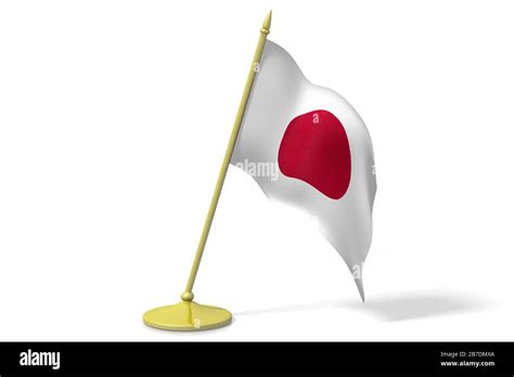 3D flag of Japan Stock Photo - Alamy