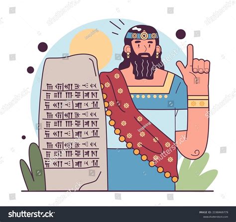 First Civilization Origin Ancient Sumerian Language Stock Vector ...