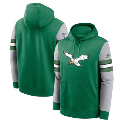 Philadelphia Eagles Kelly Green Hoodie Jersey - All Stitched - Nebgift