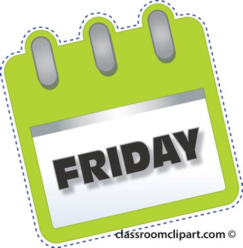 Free Friday Clipart Pictures - Clipartix