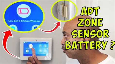 ADT low batt error | Zone Sensor Replacement - YouTube