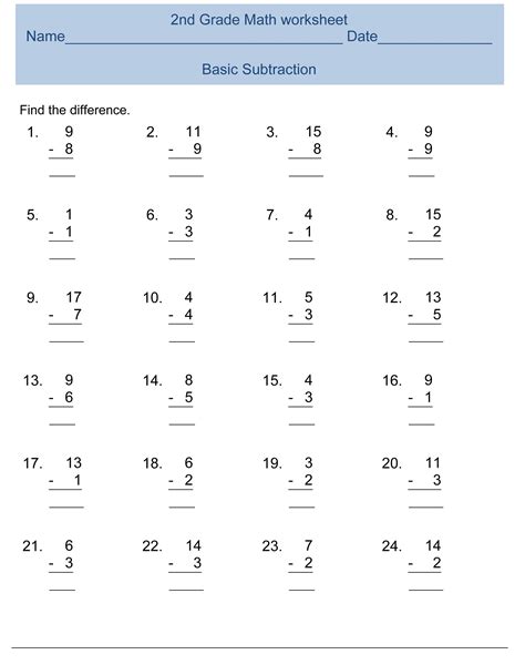 Free Printable Math Sheets to Print | Activity Shelter