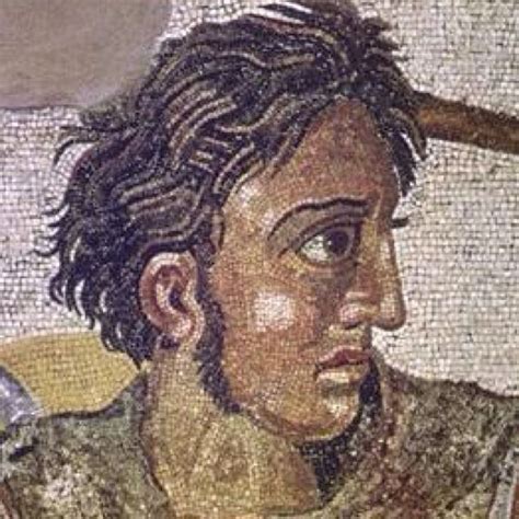 Alexander the Great, mosaic, at the Napoli Archeological Museum, where most mosaics from Pompeii ...