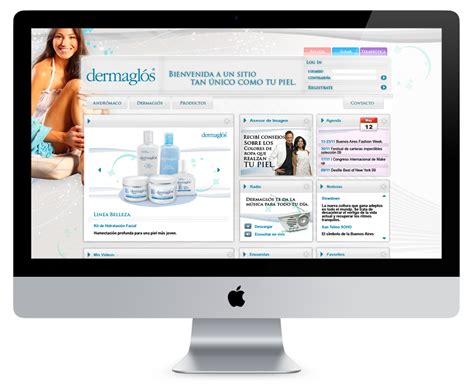 DERMAGLOS WEB DESIGN on Behance