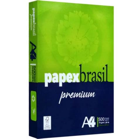 Papel A4 75gSM 500 Folhas Papex Brasil | Shopee Brasil