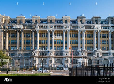 Cook County Hospital during renovation Stock Photo - Alamy