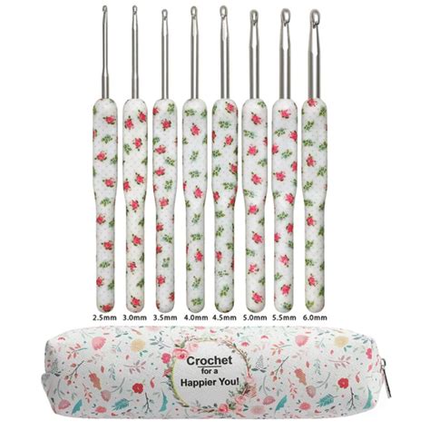 Delux Ergonomic Crochet Hook Set – Hooks & Needles