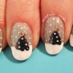 trees snow snowman winter nails - Favnails