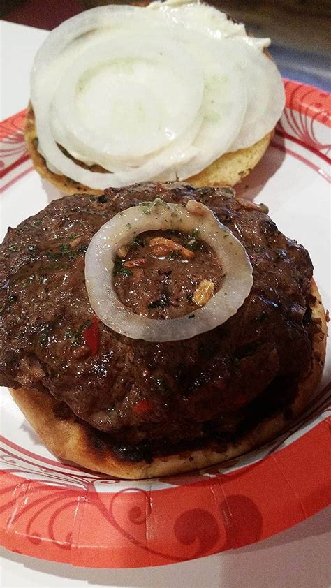 Tasty Grilled Onion Burger Recipe | Just A Pinch Recipes