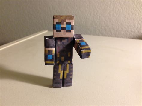 Papercraft Drowned Minecraft Toys Papercraft Minecraft Skin Diy ...