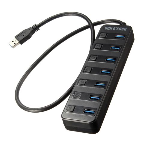 Dc 7-port 3.0 hub usb splitter usb hub multi-interface power adapter Sale - Banggood.com sold ...