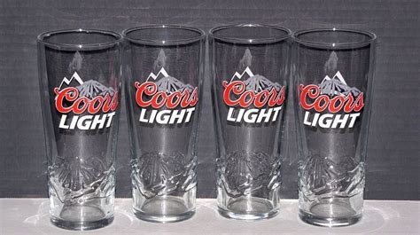 Coors Light Pint Glass Set 2019 Edition Set of 2 Beer Glasses ...