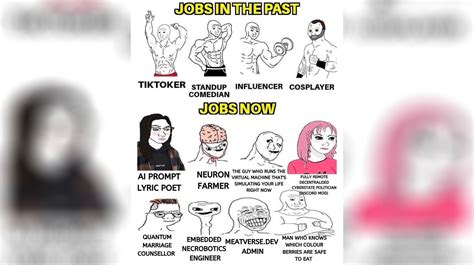 Jobs In The Past / Jobs Now | Know Your Meme