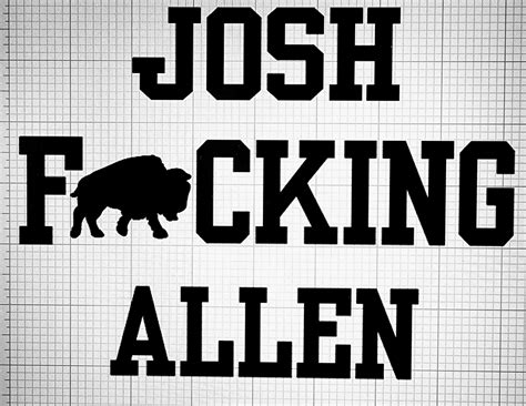 Josh Allen Decal - Etsy