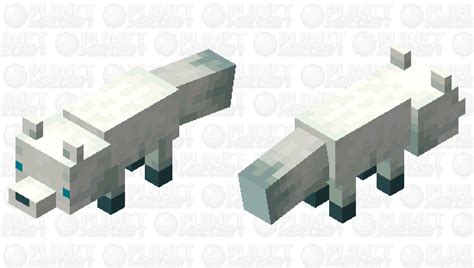 snow fox from my texture Minecraft Mob Skin