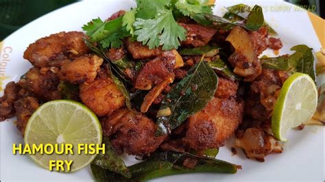 Fish Chilli | Hamour fish fry recipe | hamour fish recipe | fish chilli recipe | hamour fry ...