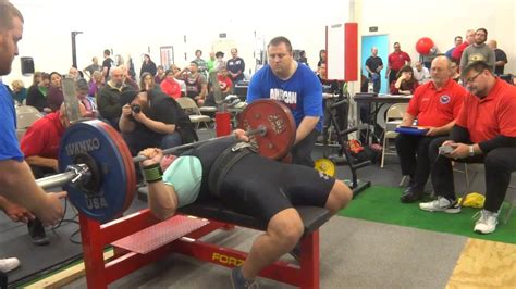 374.8 lb / 170 kg Bench Press at USPA meet 10-11-14 - YouTube