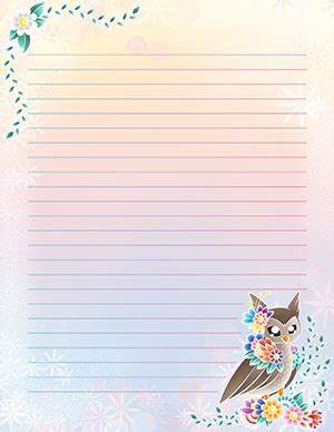 Free Printable Colorful Stationery Stationary Printable Free, Printable Lined Paper, Free ...