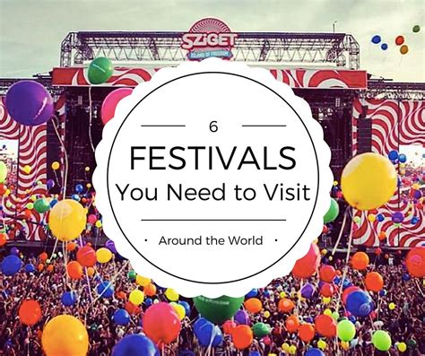 6 Music Festivals Around the World you NEED to Visit - Real World Runaway