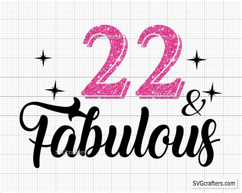 22nd Birthday Svg Png, 22nd Svg, Aged to Perfection Svg, 22 and Fabulous Svg, Vintage 2002 Svg ...