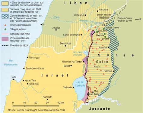 The Golan annexed, South Lebanon occupied, by Philippe Rekacewicz (Le ...