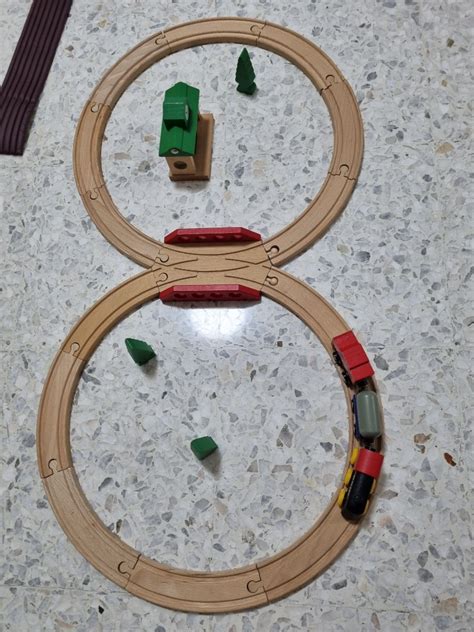 Brio Train Tracks with IKEA train, Hobbies & Toys, Toys & Games on ...