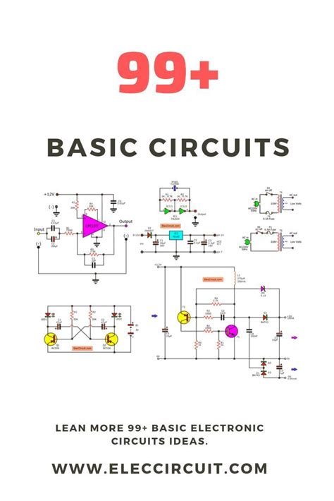 99+ circuits électroniques de base pour vous | Basic electronic circuits, Electronics circuit ...