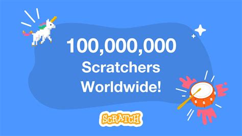 Scratch Team on Twitter: "Big news: there are 100 million Scratchers in our global community! 🎉🥳 ...