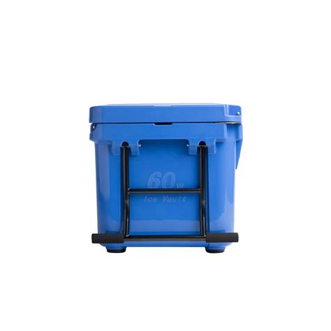 60 Quart Ice Vault Roto-Molded Cooler with Wheels – Blue Coolers